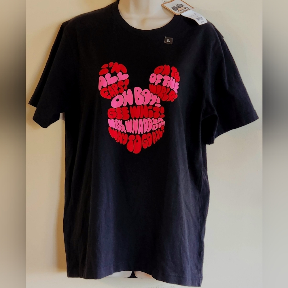 NWT UT Kevin Lylons Disney Shirt- Adult Sz L